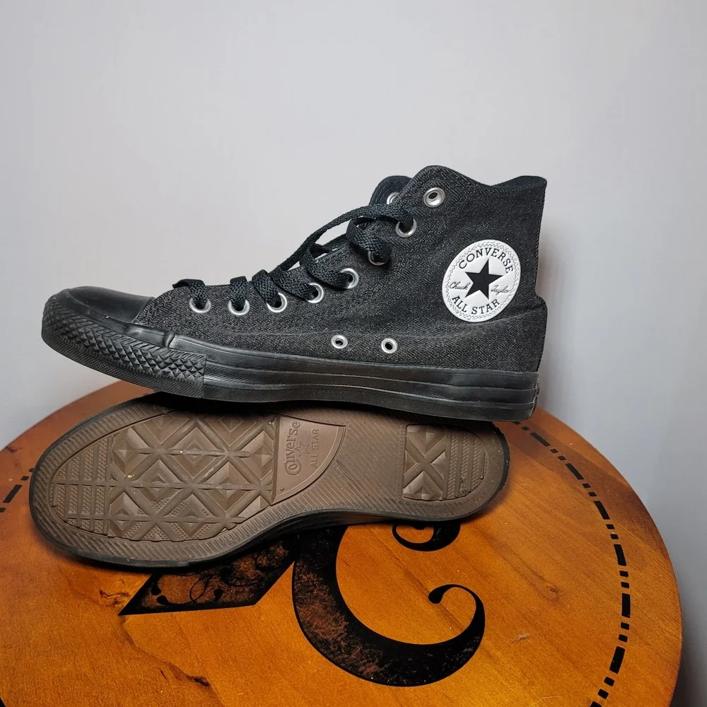 Converse Chuck Taylor All Star Sunflower Black High Top 163038C 9W 7M